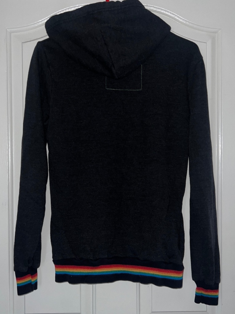 Aviator Nation -Medium- rainbow cuff hoodie - Picture 2 of 5